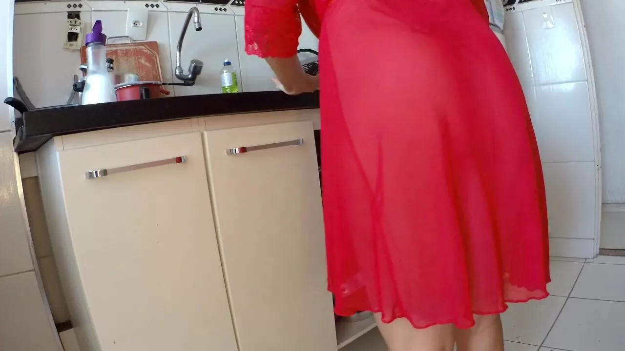 Fucking My Unfaithful Step Mother in The Kitchen Early Morning watch online image