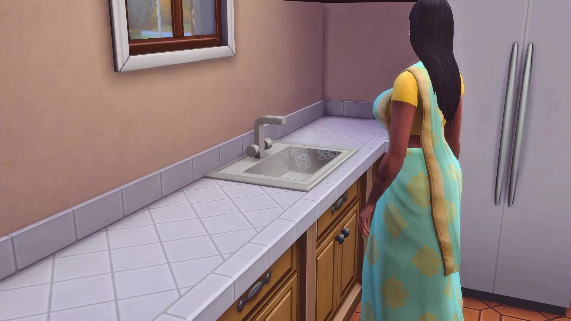 Indian Mummy And Son Bathroom Sex - INDIAN MOTHER CATCHES HER INDIAN SON WATCHING PORN AND MASTURBING AND THEN  HELPS HIM FOR THE FIRST TIME TO HAVE SEX | THE SIMS 4 watch online